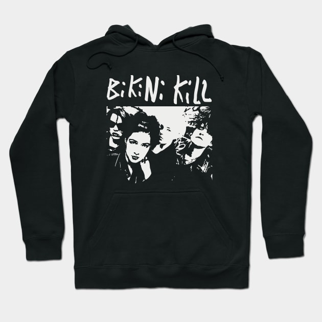 Bikini Kill Band Hoodie by thelmajonee